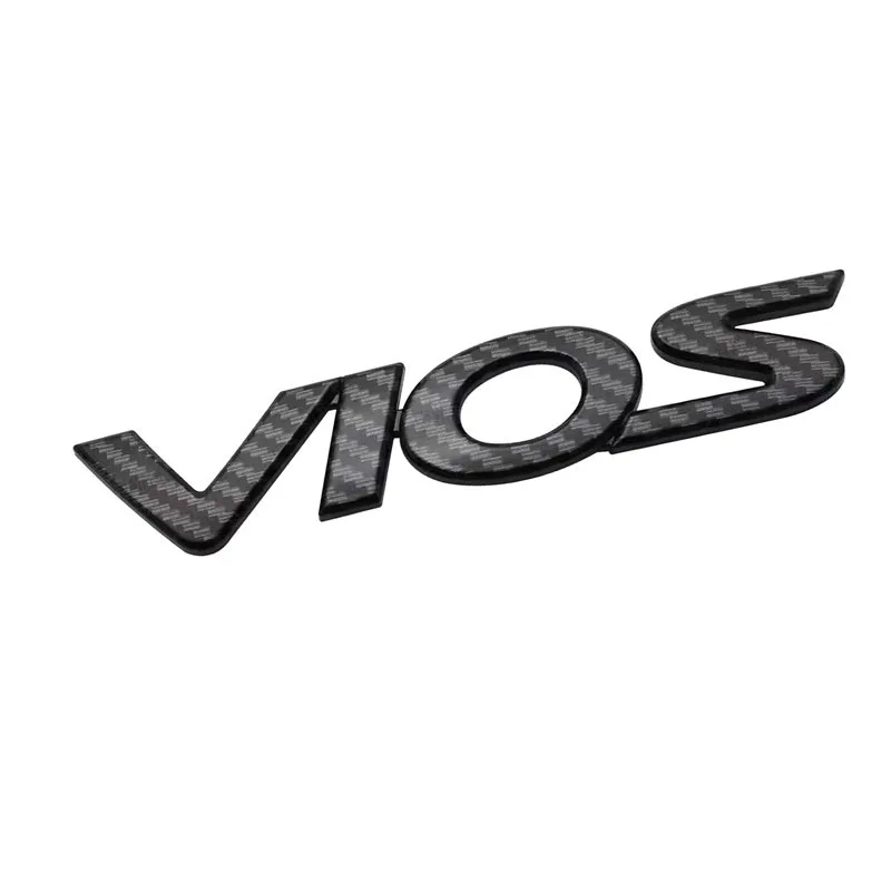 Фото Автомобильная задняя эмблема багажника, наклейка для VIOS, наклейка с буквами, модифицированный значок, внешнее украшение, аксессуары Atuo №5