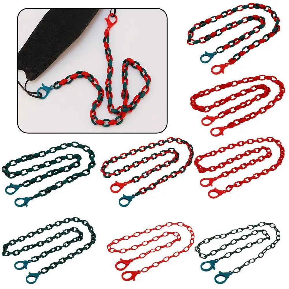 

O-shaped Buckle Acrylic Glasses Chain Extension Chain Anti-lost Hanging Neck Rope Mask Chain Glasses Accessories