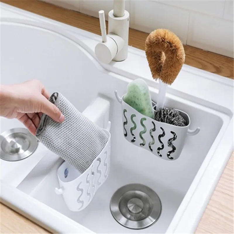 

Sink Hanging Basket Waterproof Soap Holder 1 PC Brush Storage Tools Bathroom Accessory Kitchen Gadgets Multifunction Sucker