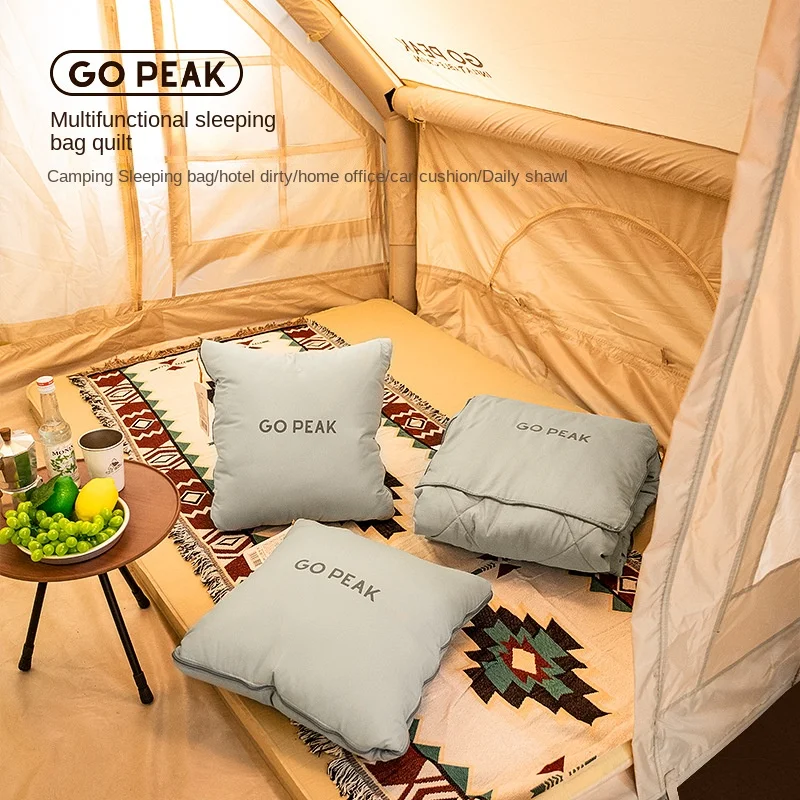 

Outdoor Travel Camping Adult Sleeping Bag Lightweight 1.3KG Pillow Sleeping Bag Portable Anti-kick
