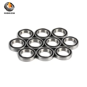 10 шт., подшипник 6802 2RS, 15*24*5 мм,  6801 6802 6803 6804 6805 6806 6900 6901 6902 6903 6000