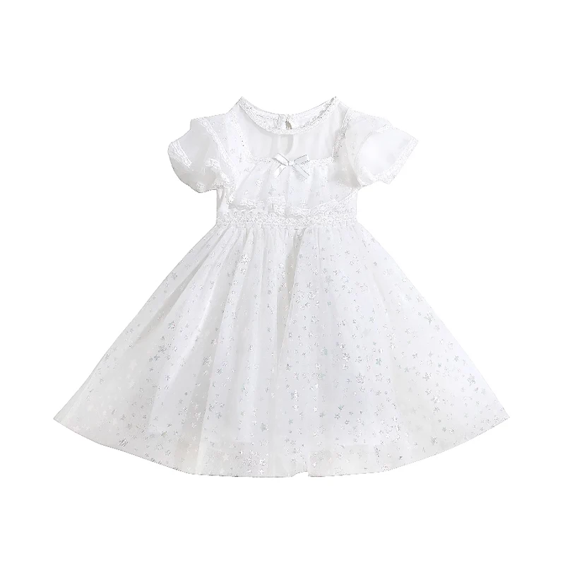 

Летнее платье с вышивкой в виде звезд для девочек NIGO # nigo36889