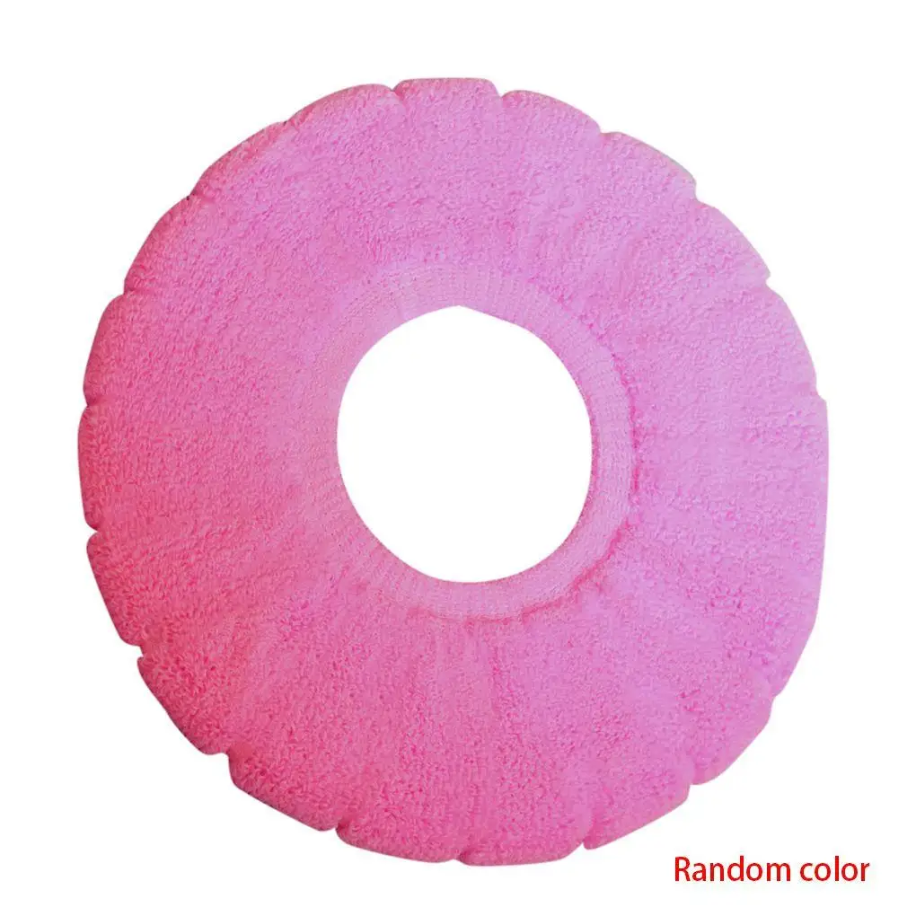 

Warm Toilet Seat Cover Bathroom Cushion Pads O-Shaped Comfortable Toilet Seat Mat Washable Bathroom Supplies Random Color