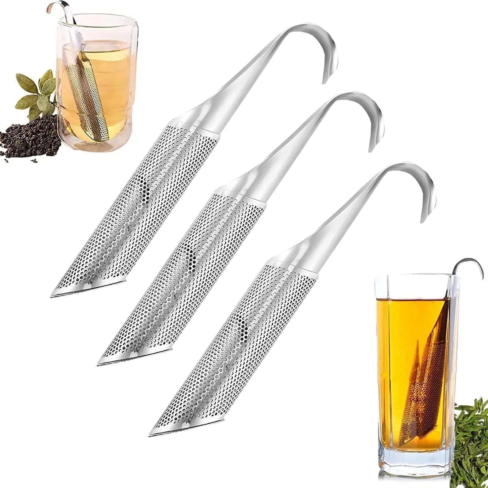 

Ситечко для заваривания чая, из нержавеющей стали, 3 шт.