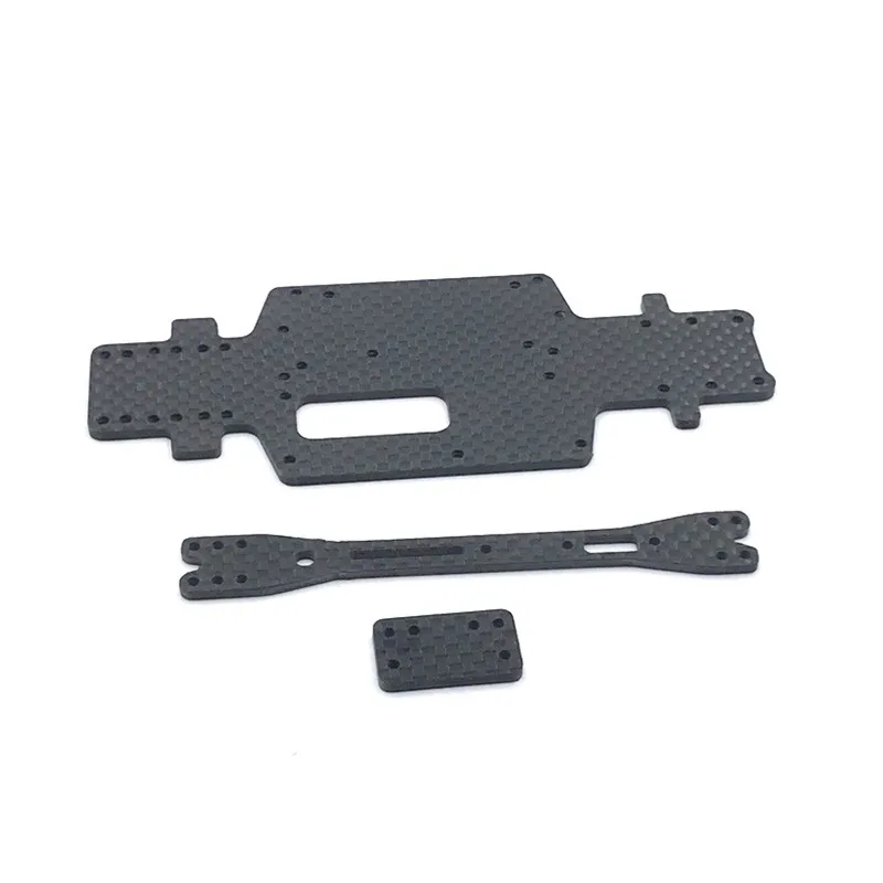 

WLtoys 1/28 284131 K979 K989 K999 RC автомобильные металлические обновленные детали, нижняя пластина из углеродного волокна, двойная панель