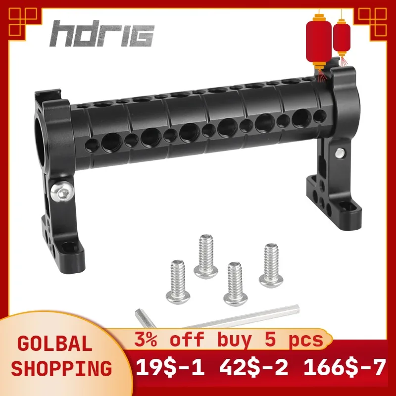 

Двухсторонняя регулируемая ручка HDRiG с верхней ручкой для сыра ручка для камеры клетка монитора клетки