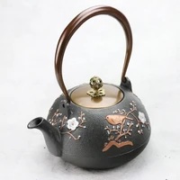 cast iron teapot caiquemei peanut iron kettle kettle tea set teapot