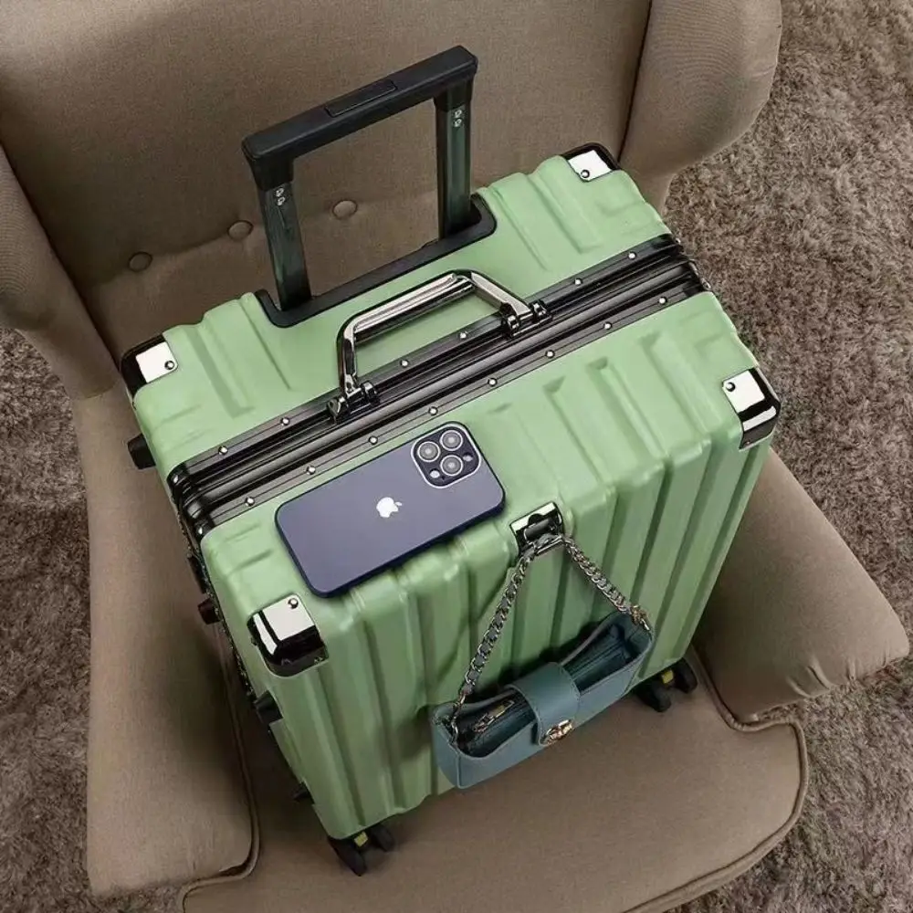 Luggage Fixed belt Suitcase Travel Trolley Case Bag Spinner Cabin Rolling Baggage TSA Lock Carry Ons Luggage Travel Suitcase