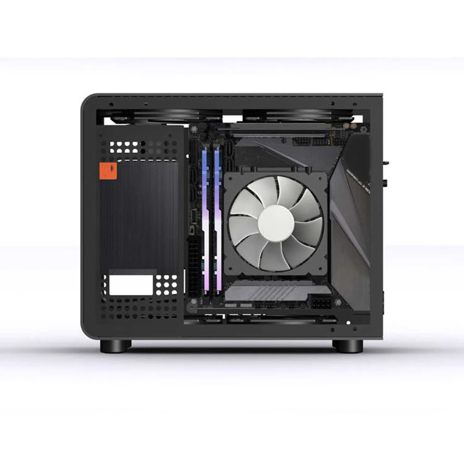 

Mini PC Transparent Acrylic Geeek C2 A4 ITX Computer Case A4 Transparent Case USB 3.0 PCI-E3.0*16 Graphics Card Extension Cable