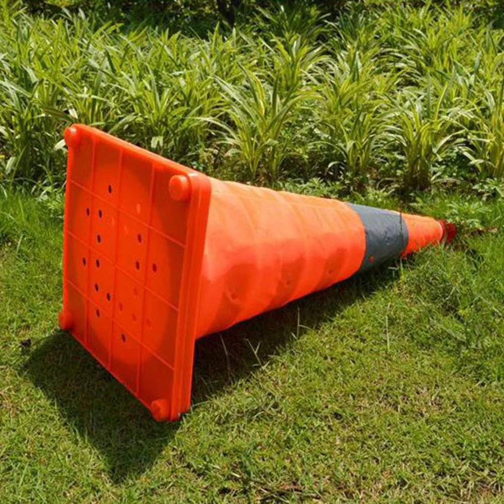 

2 Pcs Road Cone Traffic Cones Prop Parking Drivers Training Fold Collapsible Reflective Safety