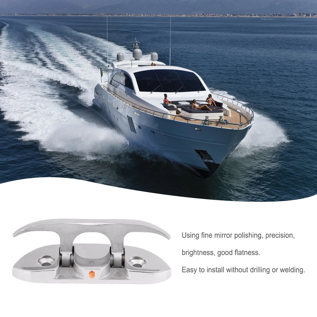 

Складная док-станция для яхты из нержавеющей стали, 4 5 дюймов, аксессуары для каноэ