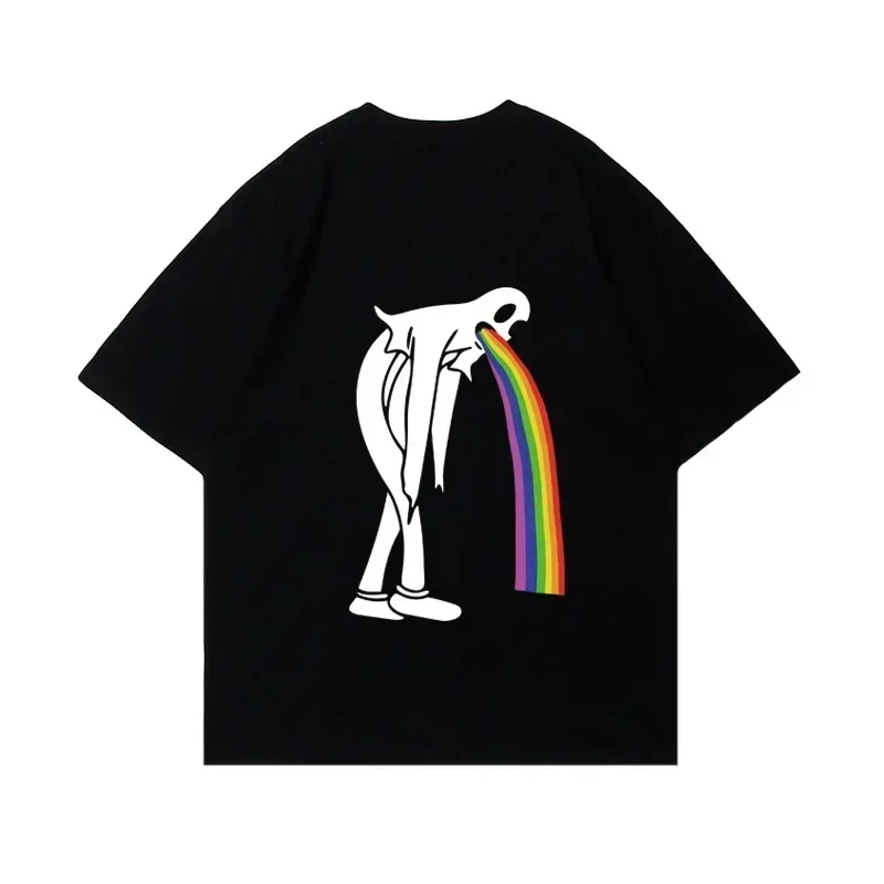 Мужская и женская хлопковая футболка лето 2023 летняя Houseof Phs LIEF CVAEMTP повседневная