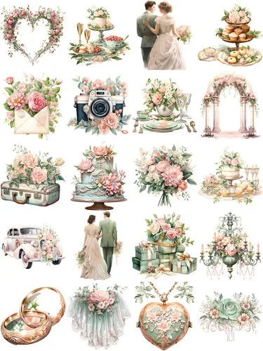 

Романтические наклейки для скрапбукинга TIAMECH