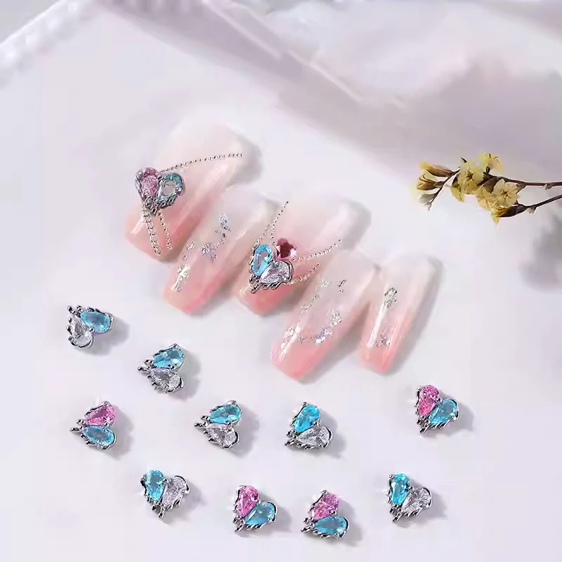 5 шт. аксессуары для ногтей Lava Love Flash Crick звездный свет циркон двойной цвет