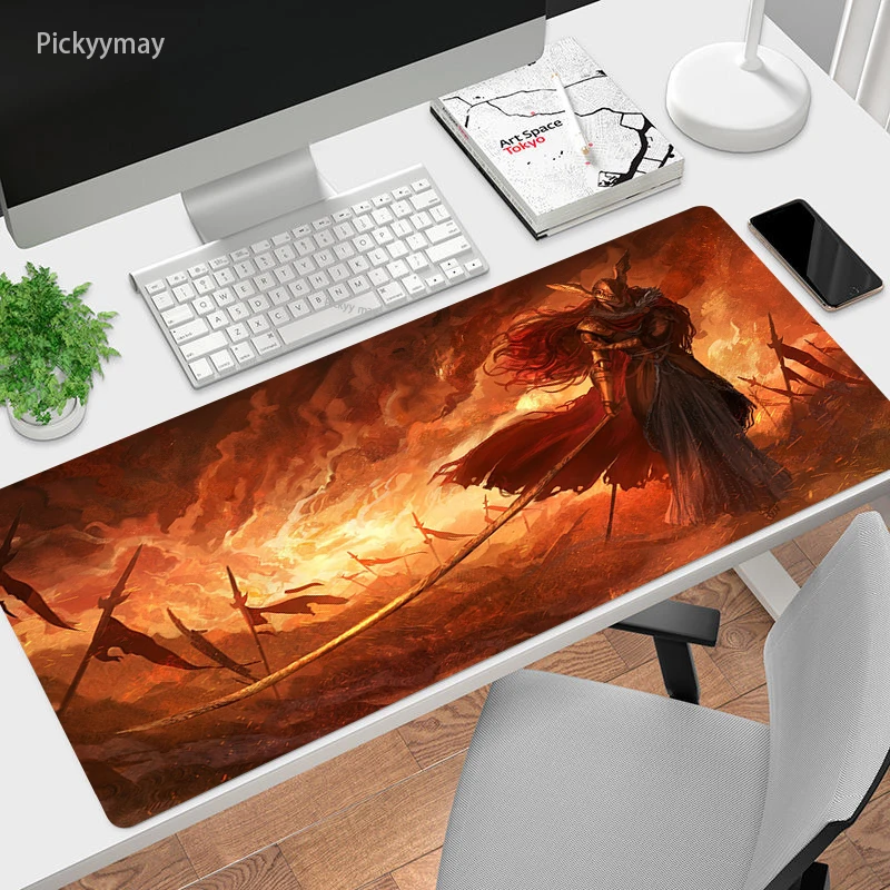 elden ring large mouse pad xxl gaming mousepad anime laptop rubber soft keyboard table mat computer gamer mousepad deskmat free global shipping