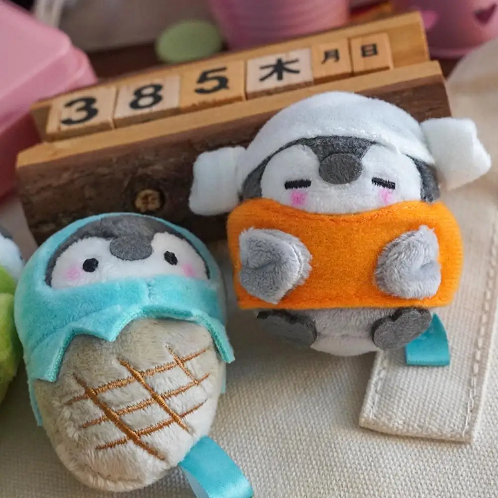 

Кукла брелок из ПП хлопка Пингвин плюшевая кукла 2-в-1 кукла мягкая животная кукла брелок