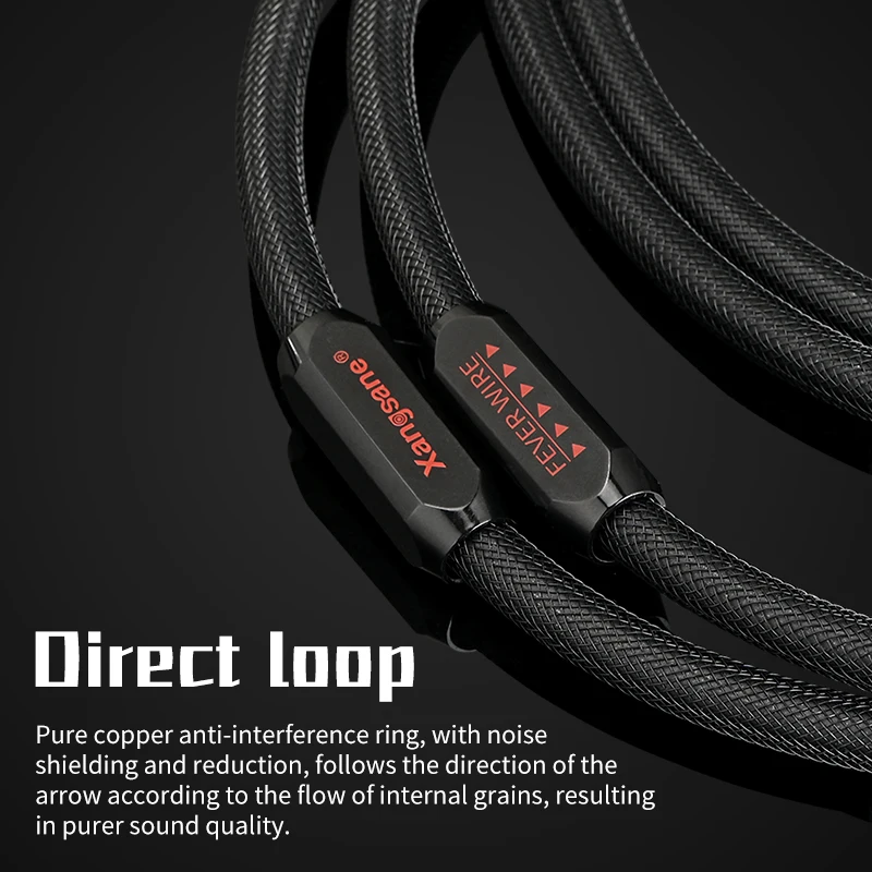 Xangsane одна пара 6N чистого серебра hifi rca кабельный усилитель CD декодер сигнальная