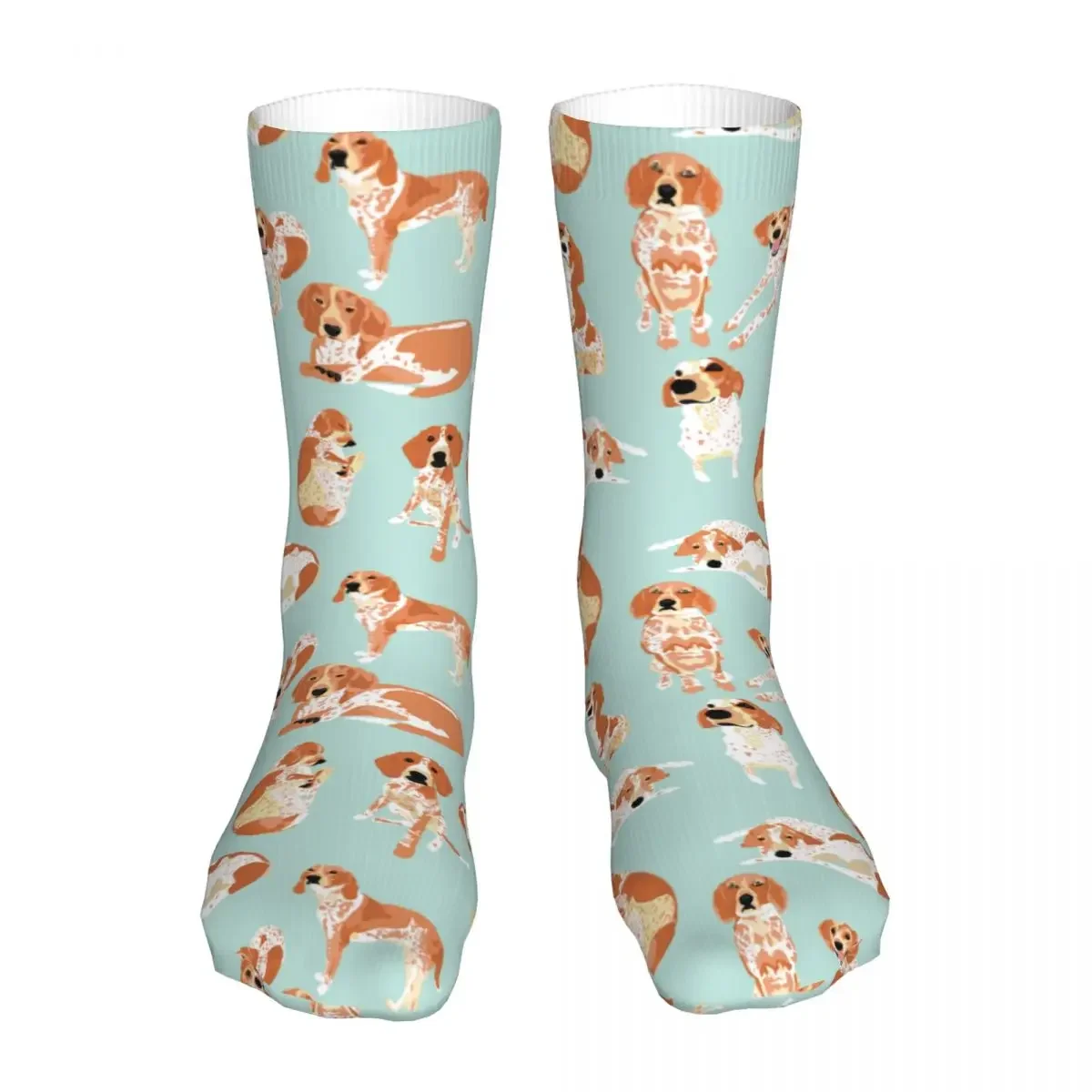 Новые носки мужские и женские в стиле хип-хоп Redtick Coonhound для собак скейтборда с