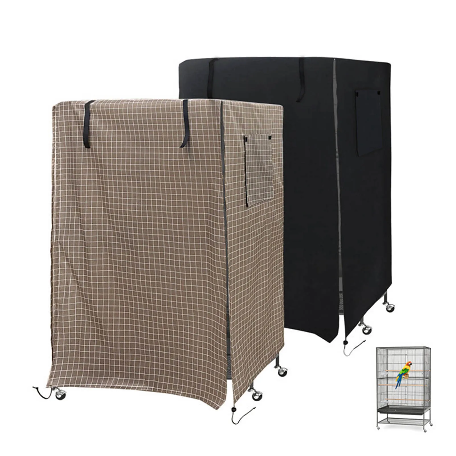 

Bird Cage Cover Oxford Cloth Bird Enveloped Outdoor Terrace Bird Canopy Parrot Enveloped Birdcage Cover For Large Bird Cage