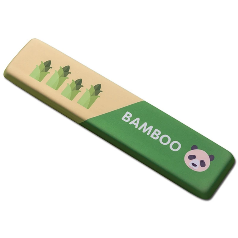 

NEW-Bamboo Panda, Mouse Pad Wrist Support, for Office and Home