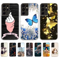 case for samsung s22 plus case covers soft tpu silicone cover samsung galaxy s21 ultra s22 plus m52 funda shockproof galaxy m52