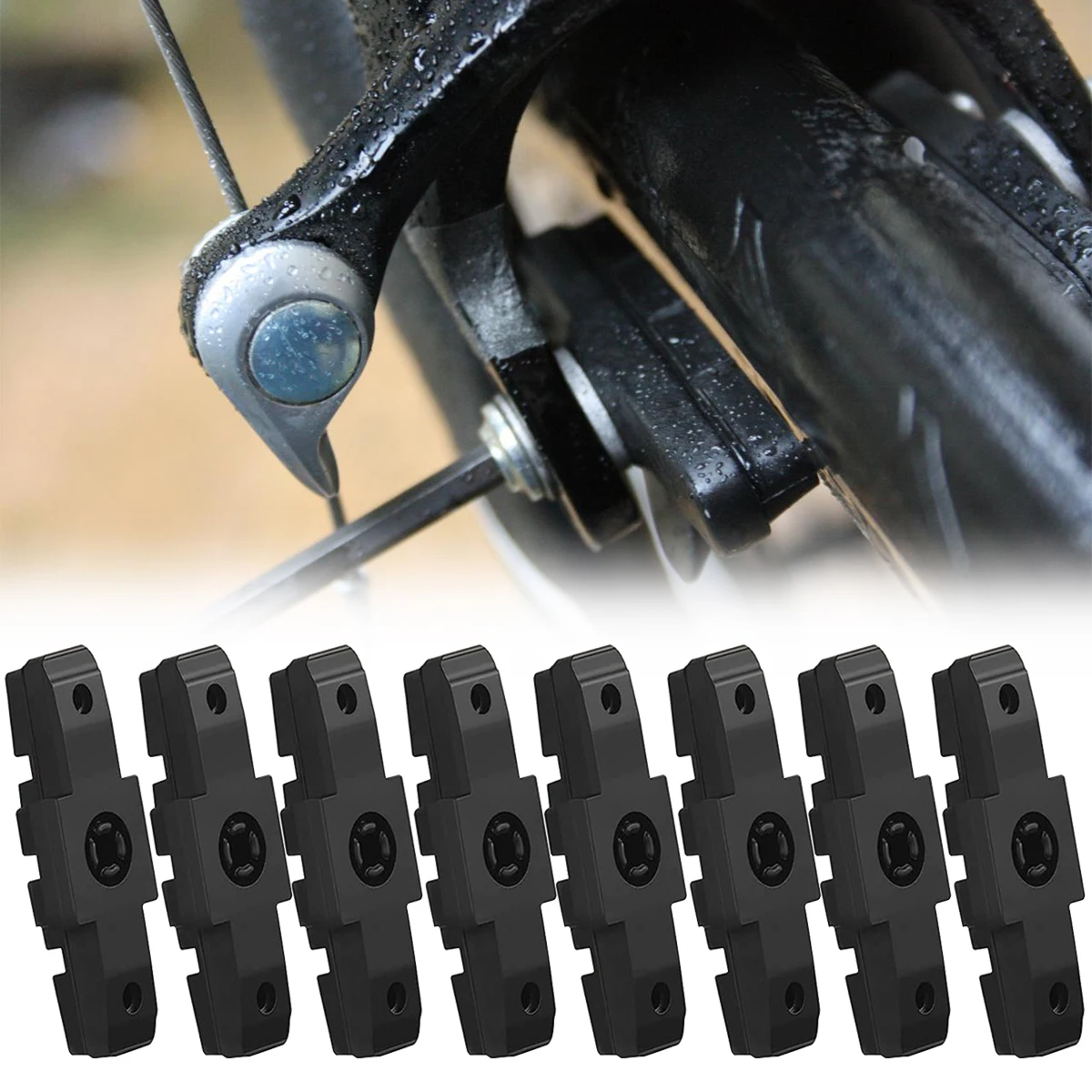 8 шт. велосипедные тормозные колодки для Magura HS11/HS12/HS22/HS24/HS33/HS66 50 мм черный