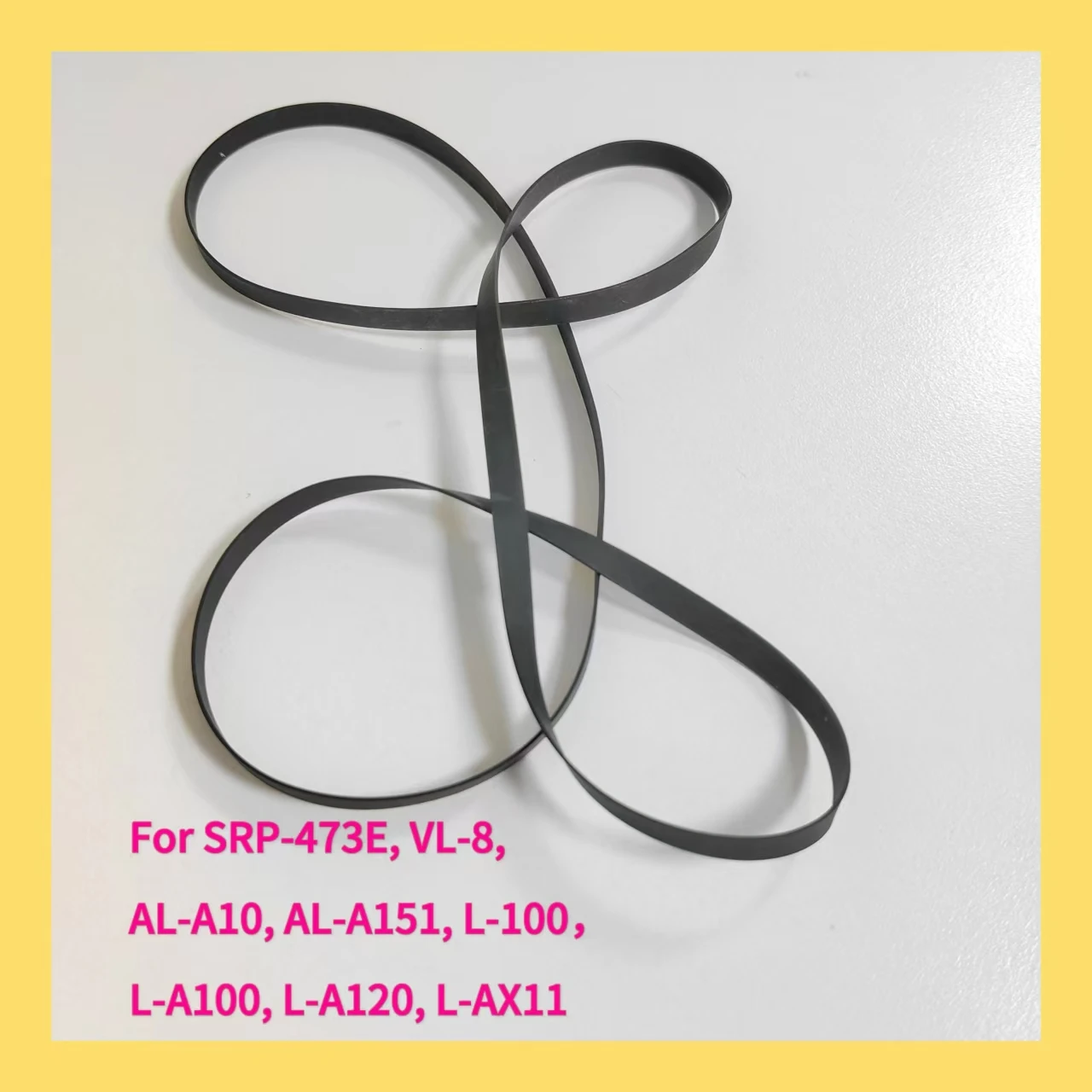 Ремень для проигрывателя JVC SRP-473E VL-8 AL-A10 AL-A151 L-100 L-A100 L-A120 L-AX11 черный сменный ремень