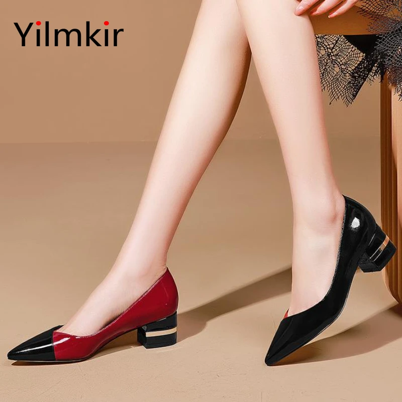 

Модные и популярные офисные женские туфли на высоком каблуке для отдыха путешествий универсальные цвета Нескользящие износостойкие удобн...