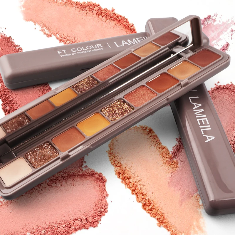 

9 Colors Fashion Eyeshadow Palette Matte Eyeshadow Waterproof and Long Lasting Glitter Eye Shadow Makeup Cosmetics For Women