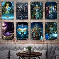 starcraft ii legacy of the void poster vintage tin sign metal sign decorative plaque for pub bar man cave club wall decoration