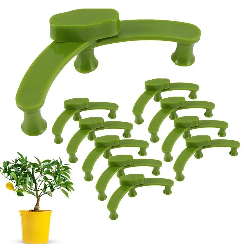 

10pcs Plant Bender Branch Clip Branch Pressing And Pruning Device Bonsai Modeling Tools Fruit Tree Branch Pulling Shaping Tool