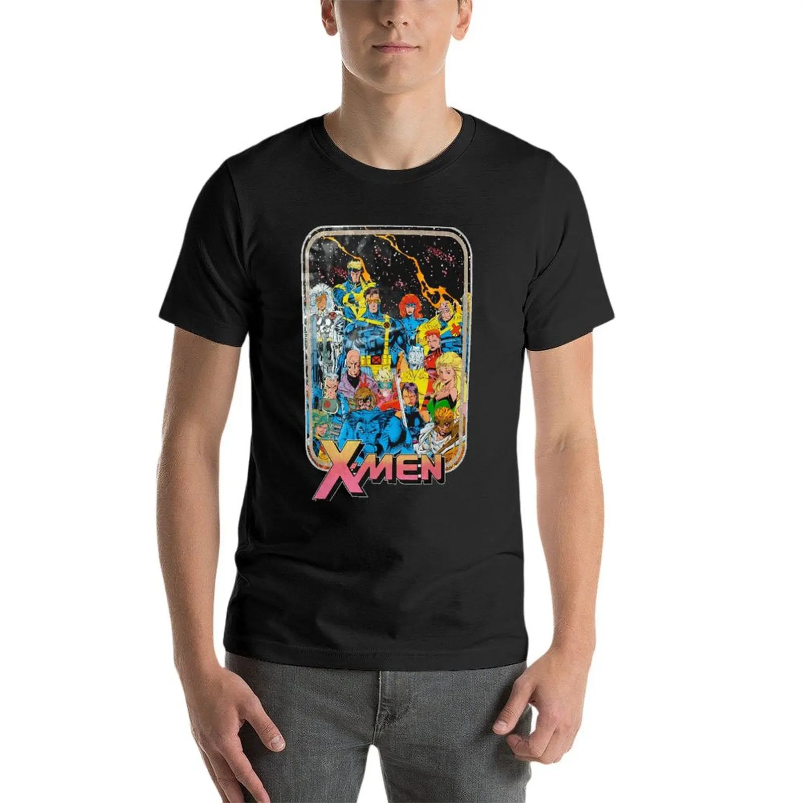

X-Men Classic Vintage Oversize T Shirts Personalized Men'S Clothing 100% Cotton Streetwear Big Size Tops Tee