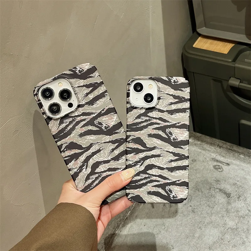 

Fashion Military Camouflage Frosted Phone Case Cover for IPhone 11 12 13 14 Pro Max Case for IPhone 14 Pro Max