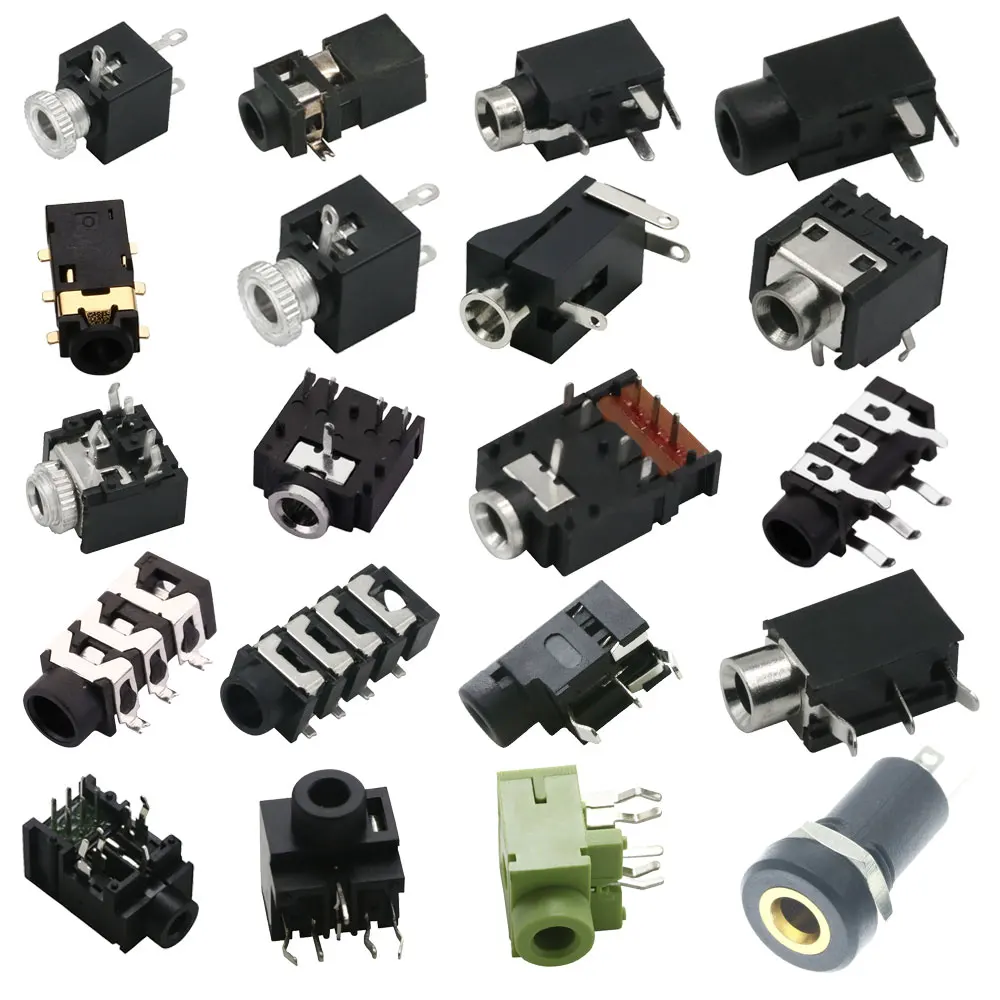 2 5 мм 3 аудиоразъем для наушников 3/4/5/6/8 Pin DIP/SMD