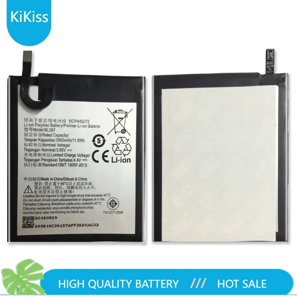 Аккумулятор BL267 BL272 для Lenovo Vibe K6 K33a48 K33b36 K33b37 (не K33A42) Power/K6 K33A42 XT1662 K3