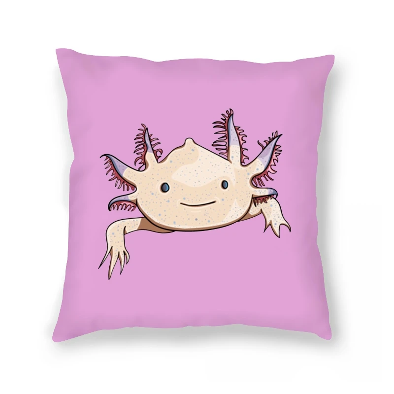 

Axolotl Friend Funny Cartoon Animal Print Plus Size Casual Pillow Case