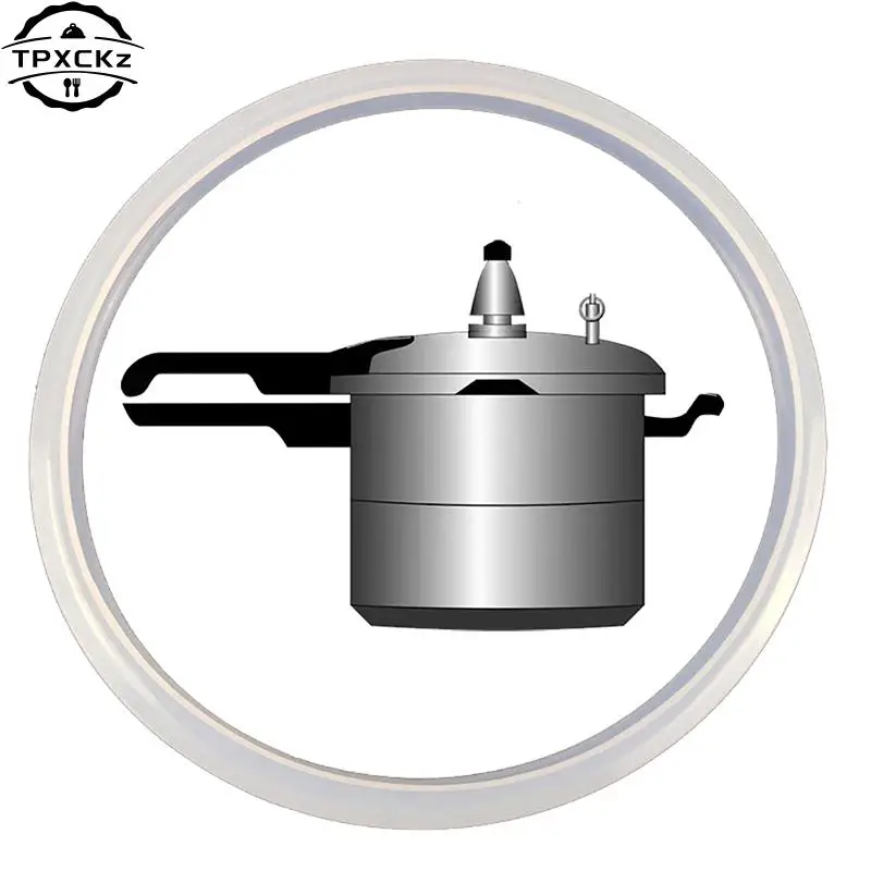 

Силиконовое уплотнительное кольцо для скороварки, устойчивое к высоким температурам Силиконовое резиновое кольцо, кухонные аксессуары для скороварки, 18 см