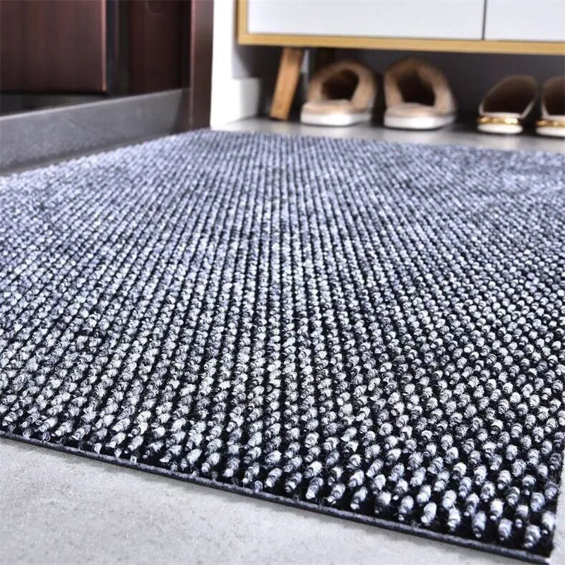 Customized Mud Scrape Front Door Mat Outdoor Indoor Dirt Trapper Mat Non Slip Doormat for Entrance Home Outside Inside Entry Rug