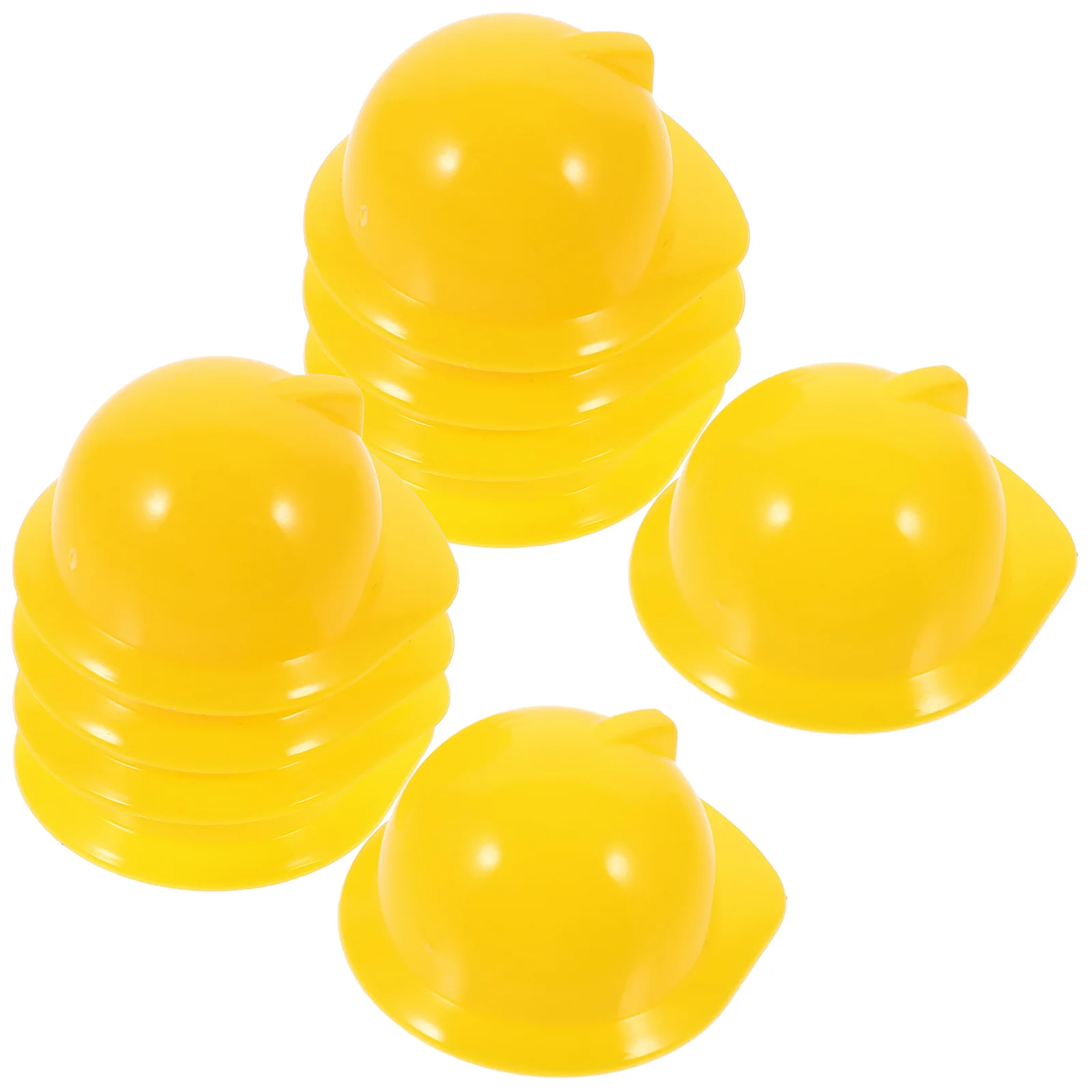 

20 Pcs Bottle Small Chickens Bottle Cap Kids Hard Hat Toy Miniature Plastic Pet Bird Baby
