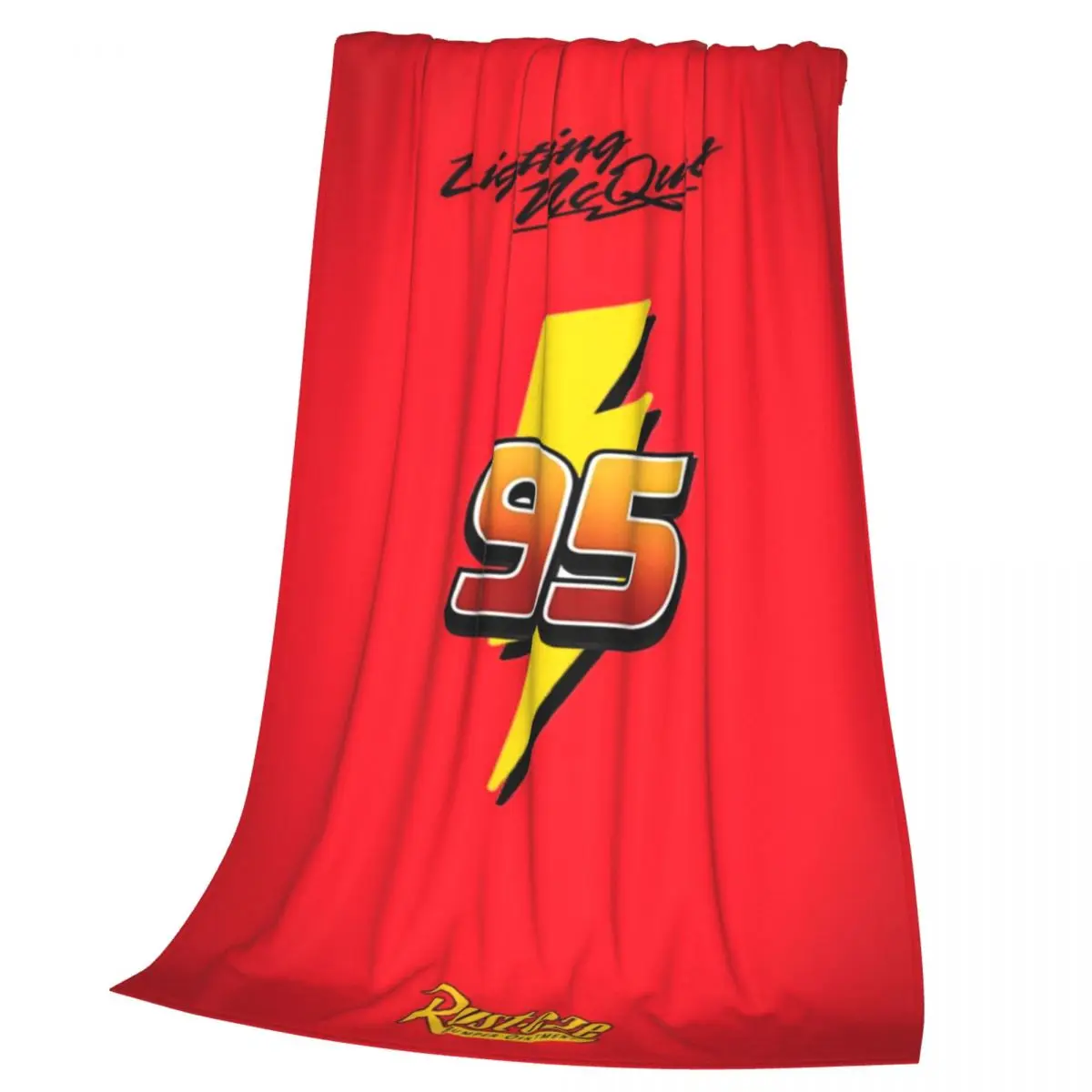 Плюшевое фланелевое одеяло Disney Pixar Cars — теплый и обнимающий флисовый плед для