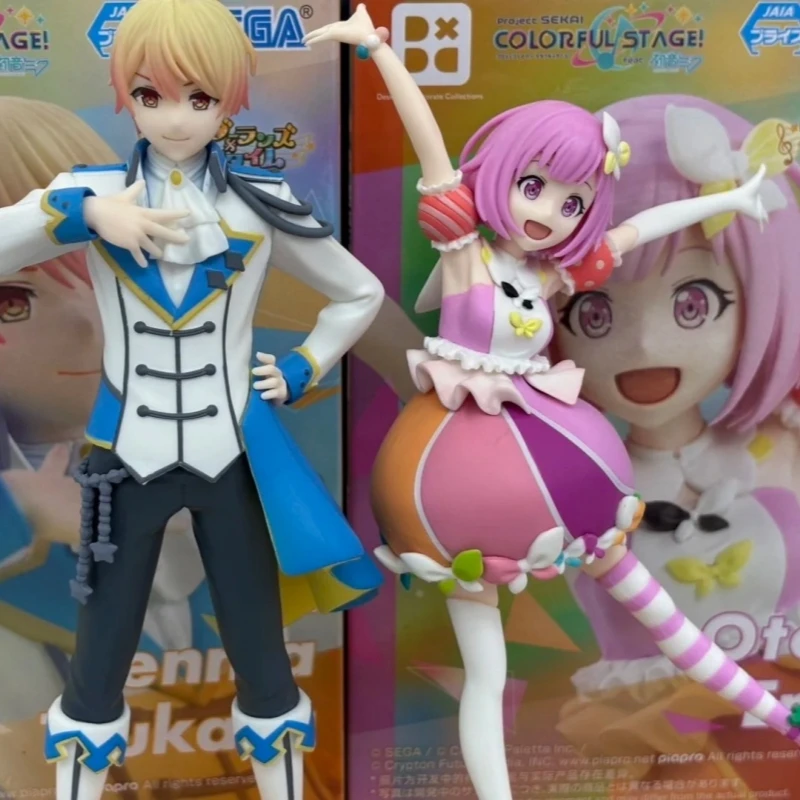 Фото В наличии оригинальная фигурка Sega Ddc Hatsune Miku World Project, аниме-фигурка, модель куклы Kusanagi Nene Otori Emu Rui, настольный сбор, подарок №3
