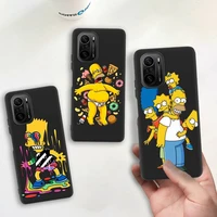 funny homer simpsons phone case for redmi 9a 8a note 11 10 9 8 8t redmi 9 k20 k30 k40 pro max silicone soft cover