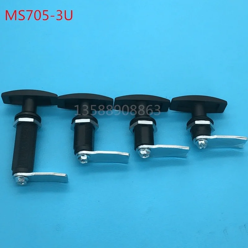

1pcs Black MS705 T shape Handle lock,equipment Telescopic door locks,Telescopic switch,Industrial cabinet lock