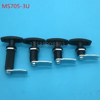 1pcs black ms705 t shape handle lockequipment telescopic door lockstelescopic switchindustrial cabinet lock