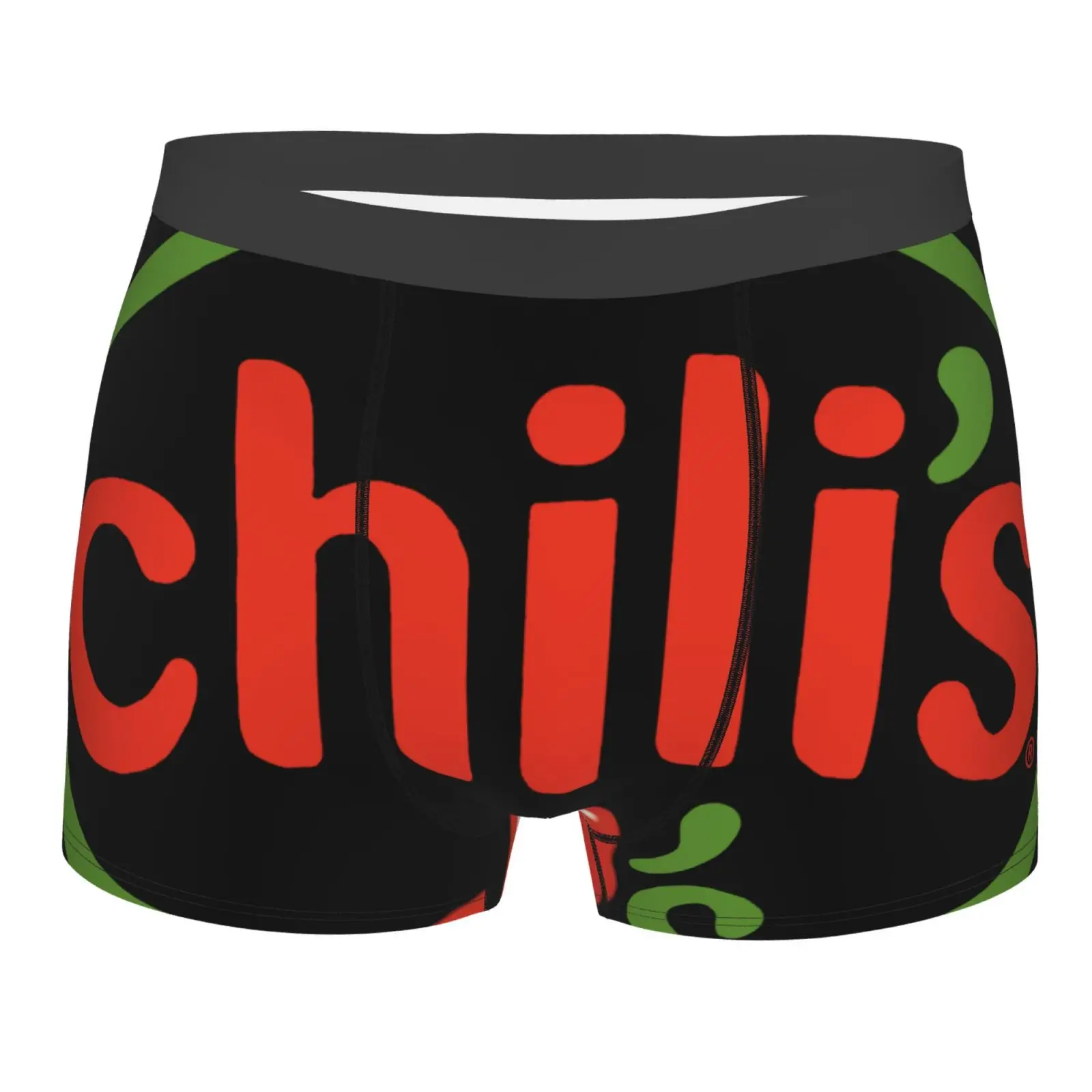 

Chilis Food Restaurant Boxer Briefs Boxershorts Men Boxer Homme Marque Luxe Brand Woman Pajamas Men Underwear Long Leg Men