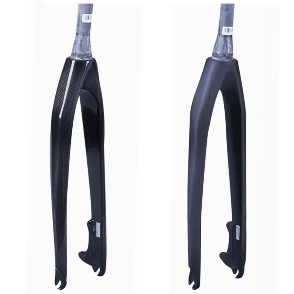 Глянцевая или матовая передняя вилка из углеродного волокна для горного велосипеда, детали для горного велосипеда, конические 1-1/8 дюйма до ...