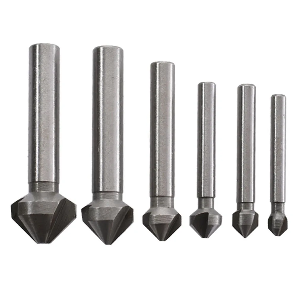 

Durable Drill Bits Drill Bit Wooden Drill Bit 3 Flute HSS 90 Degree Chamfer Cutter Countersink Drill Bit Drill Bits