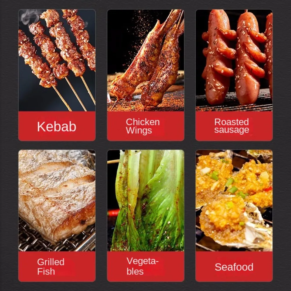 Коррозионностойкая круглая стальная стойка для гриля барбекю панели кастрюли