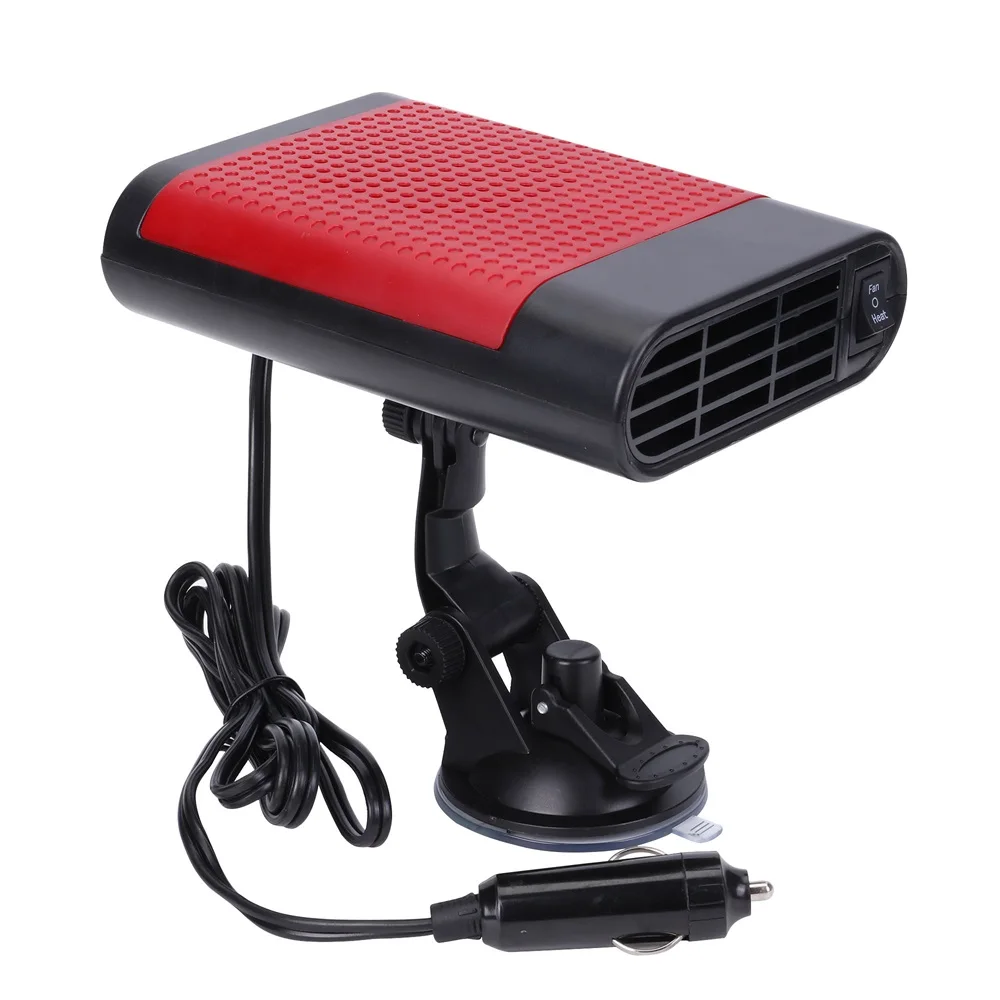 

Car Heater 150W 12V/24V Portable Vehicle Air Heating Fan Defogger Defroster Demister Mounted Purifying Windshield Air Heater