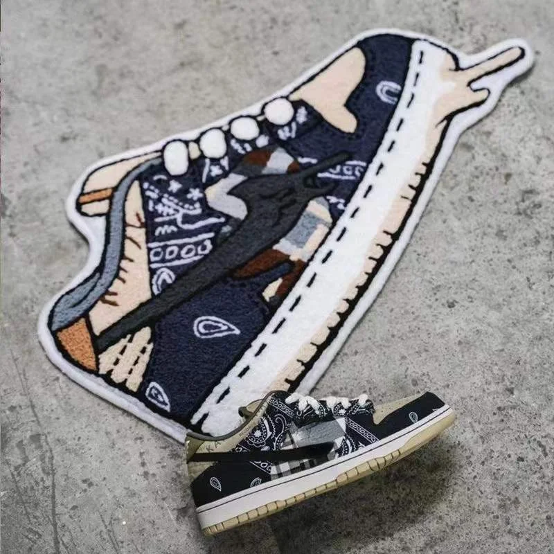 Кроссовки ковер популярные модные коврики украшение для гостиной спальни